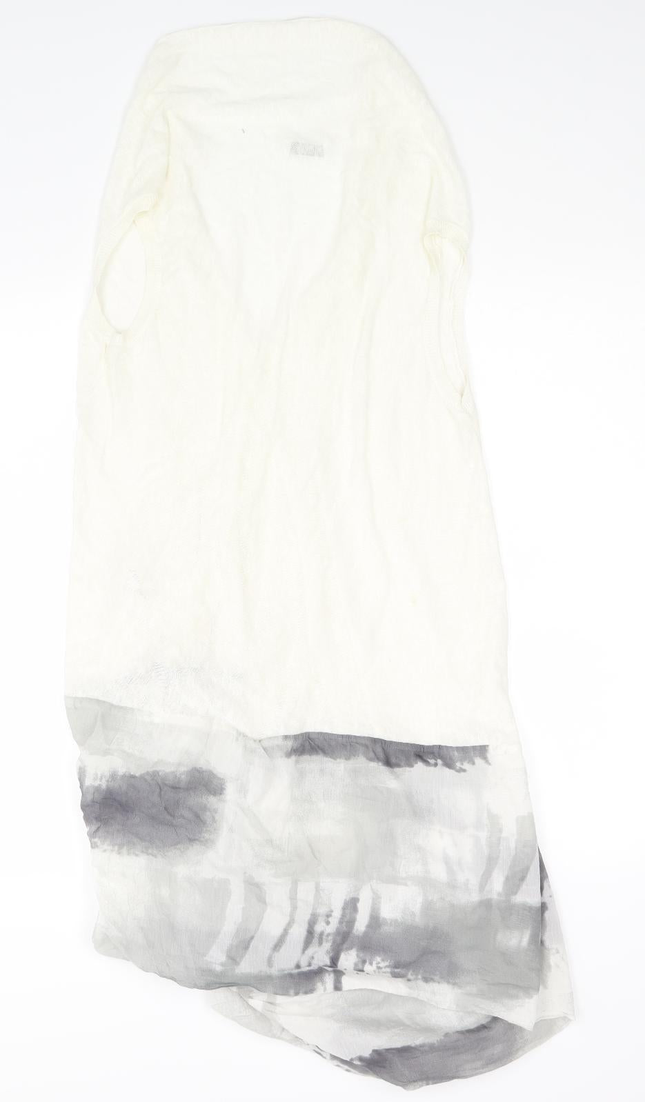 Crea Womens White   Shift  Size 10