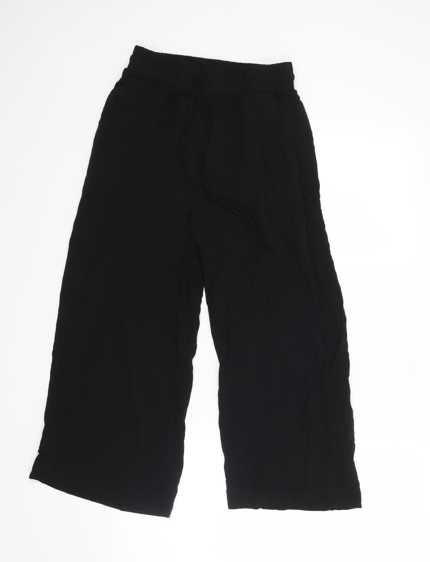Primark Womens Black   Trousers  Size 6 L20 in - CROPPED
