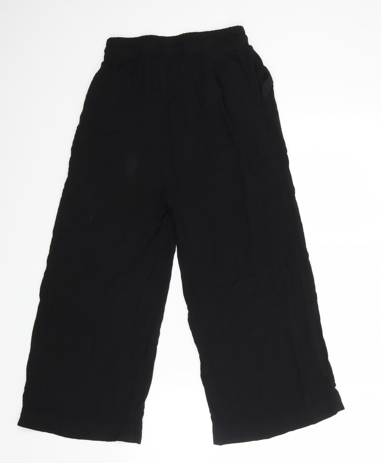 Primark Womens Black   Trousers  Size 6 L20 in - CROPPED