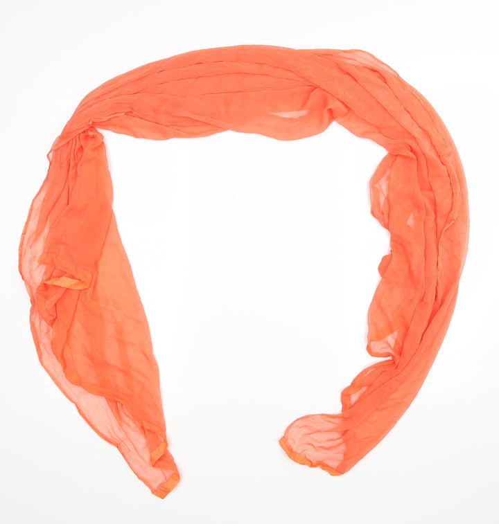 Preworn Womens Orange    Scarf
