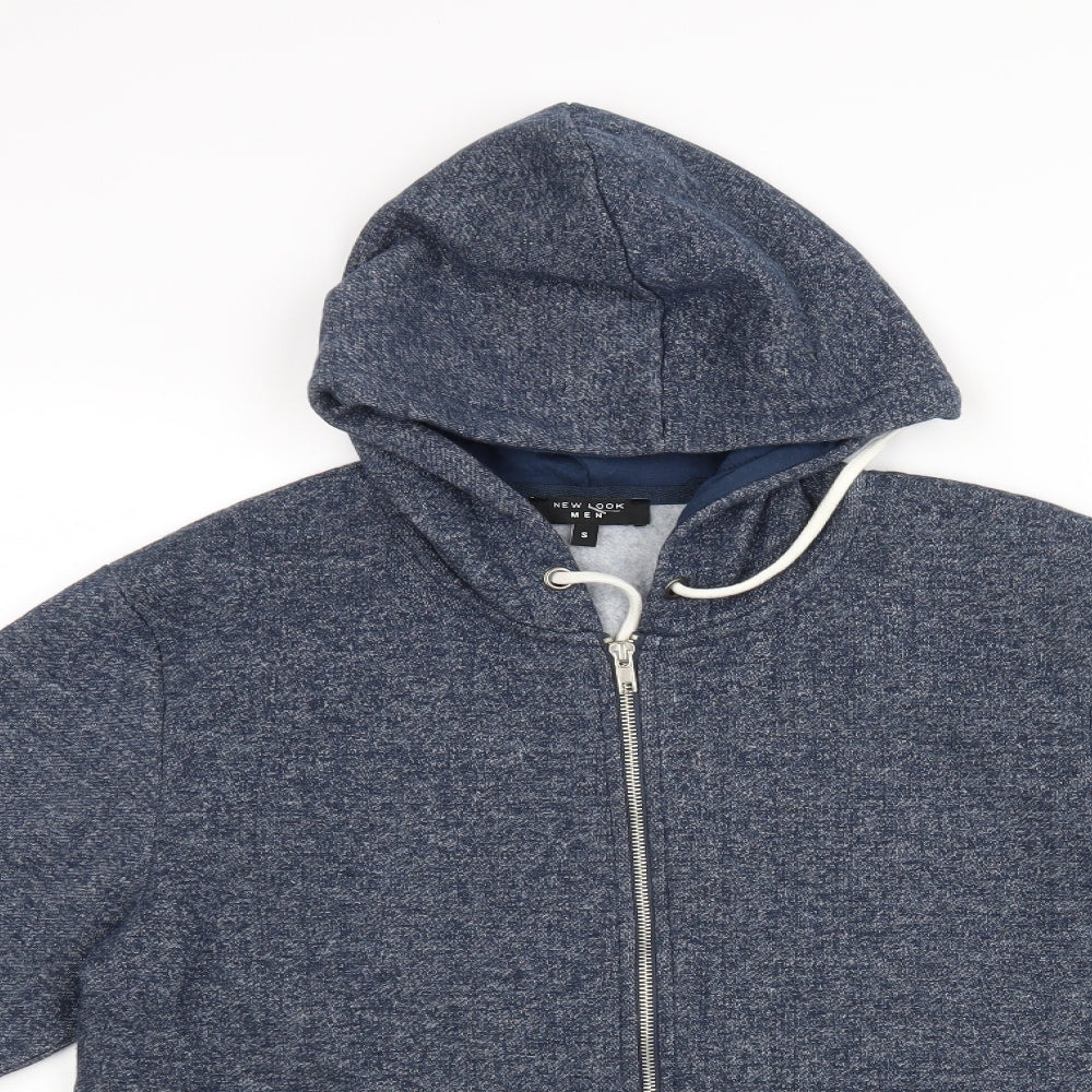 New Look Mens Blue   Full Zip Hoodie Size S