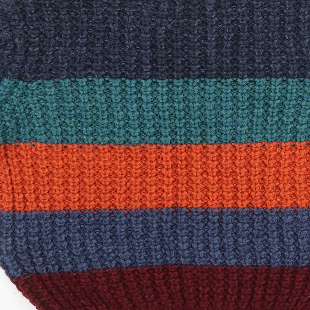 George Boys Multicoloured Striped  Pullover Jumper Size 3-4 Years