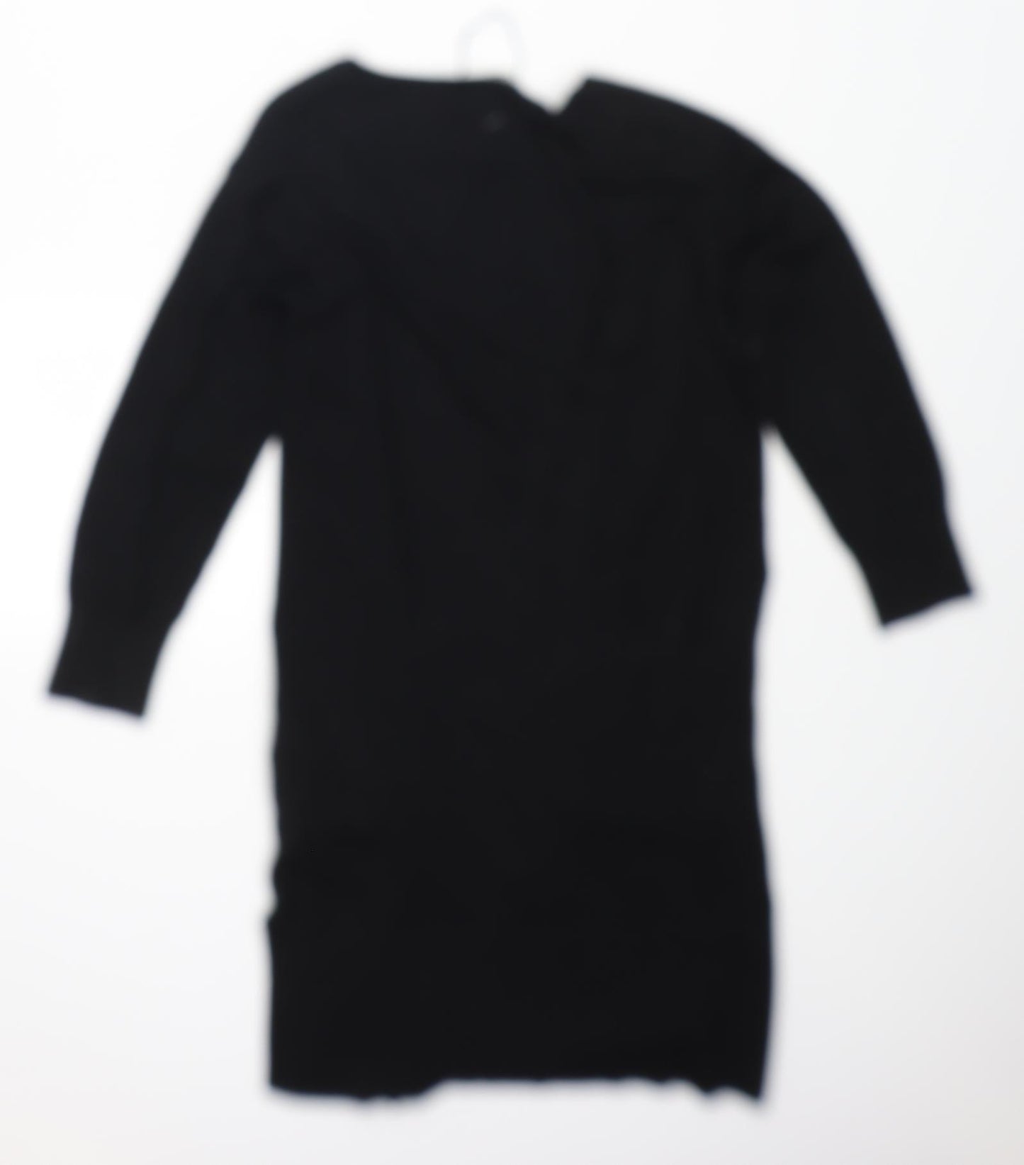 Fancy Collection Girls Black   Wrap Blouse Size 9 Years