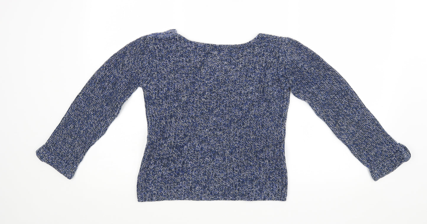 Monoprix kids Girls Blue   Pullover Jumper Size 12 Years