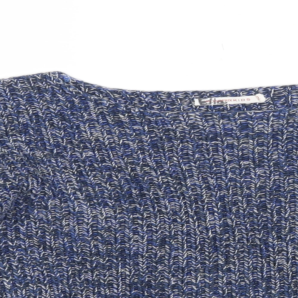 Monoprix kids Girls Blue   Pullover Jumper Size 12 Years