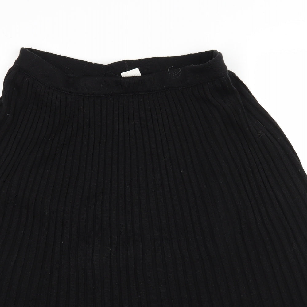 Preworn Womens Black   A-Line Skirt Size 18