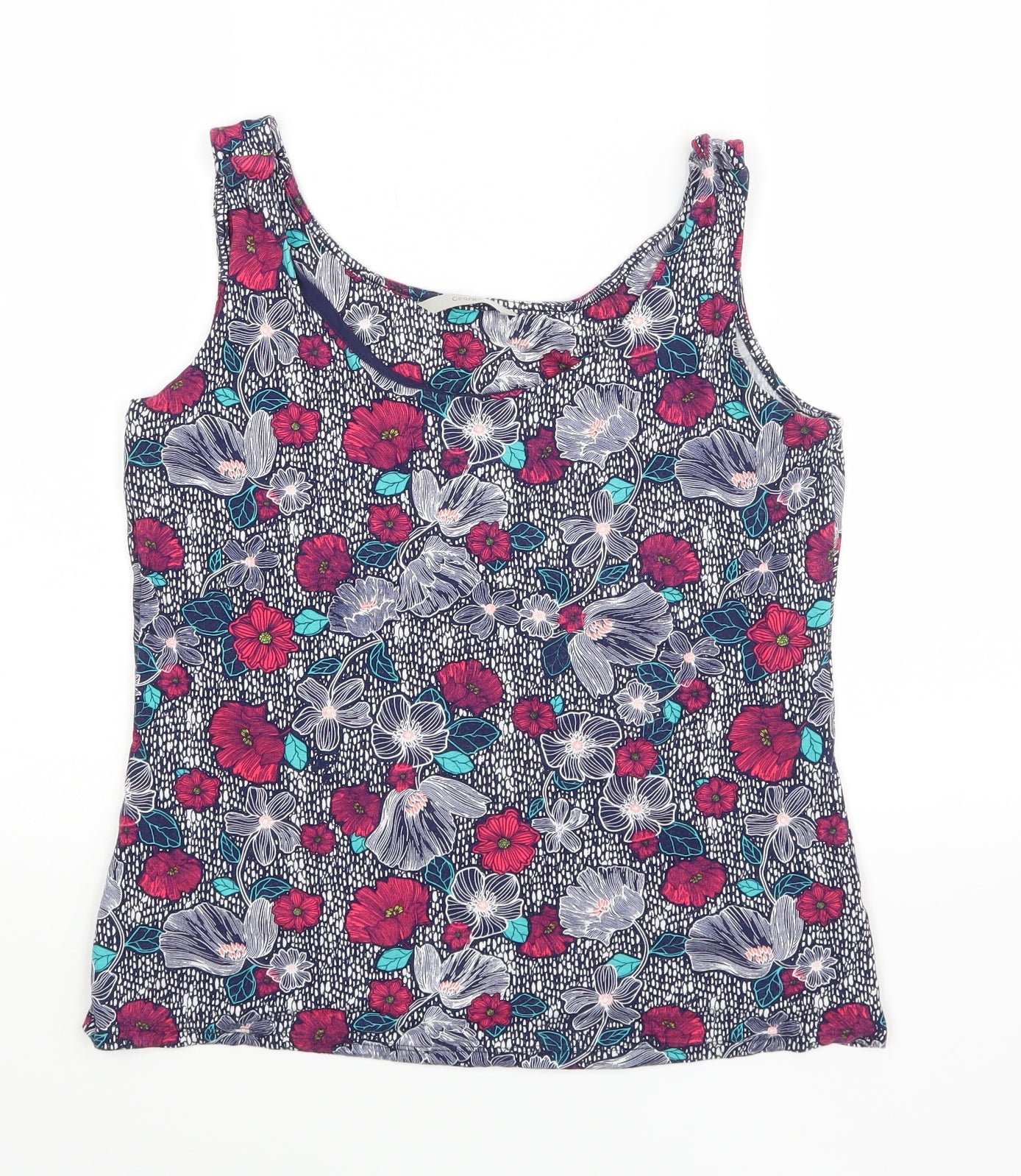 George Womens Multicoloured Floral  Basic Blouse Size 12
