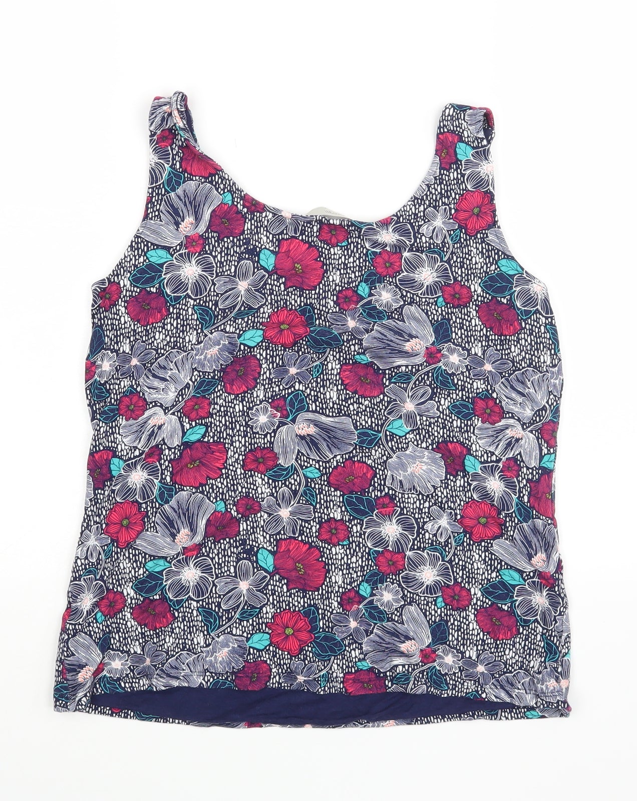George Womens Multicoloured Floral  Basic Blouse Size 12