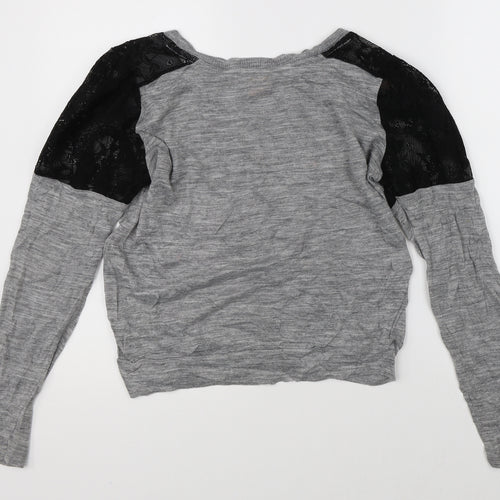 Zara Womens Grey   Pullover Jumper Size M