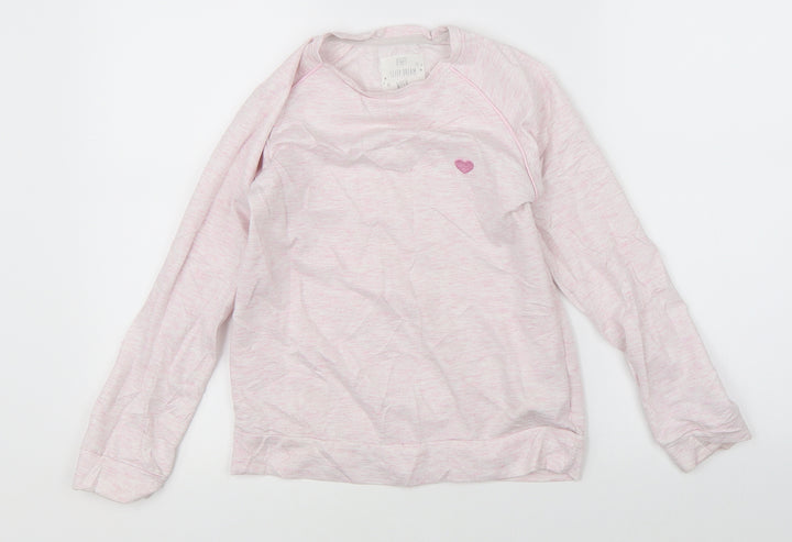 F&F Girls Pink Pyjama Top Size 9-10 Years