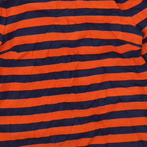 Boden Womens Orange Striped  Pullover Jumper Size 10