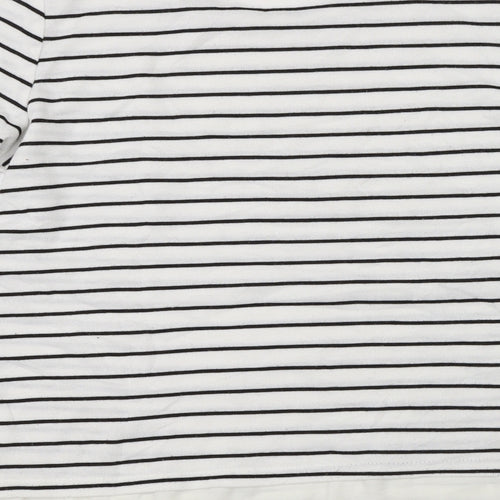 Atmosphere Womens White Striped  Pullover Jumper Size 12