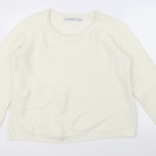 EWM Womens White   Pullover Jumper Size L