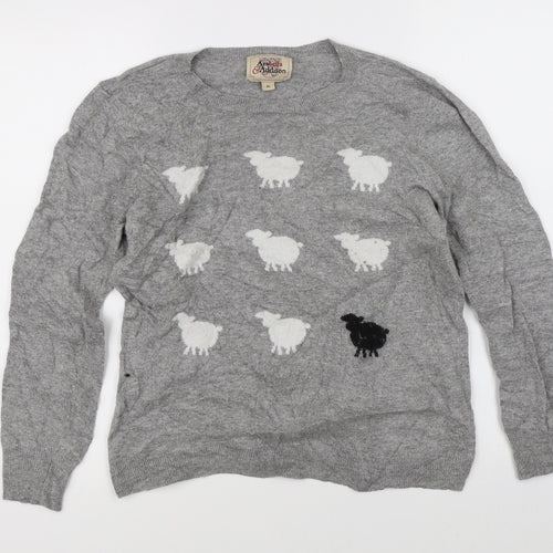 Arabella & Addison Womens Grey   Pullover Jumper Size XL