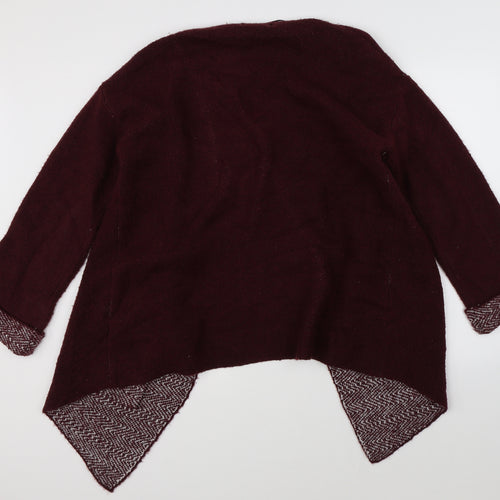 Primark Womens Red   Cardigan Jumper Size M