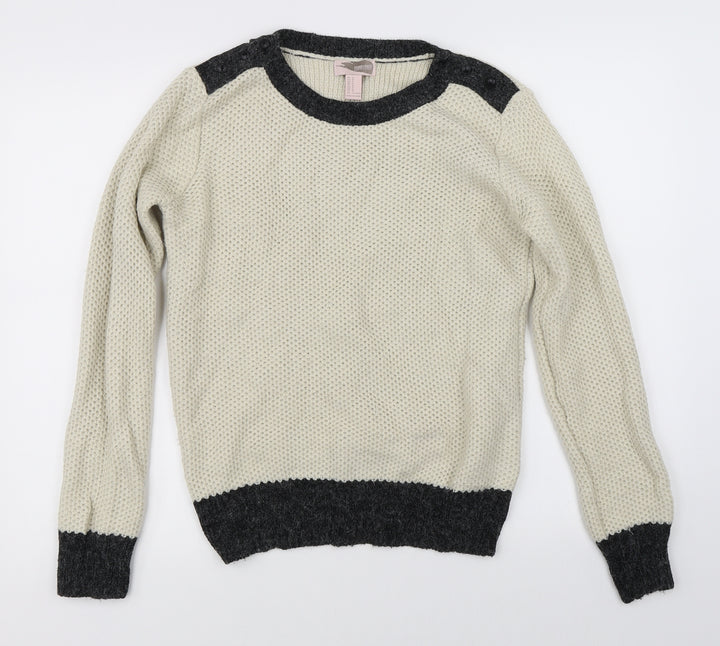 FOREVER 21 Womens Beige   Pullover Jumper Size M