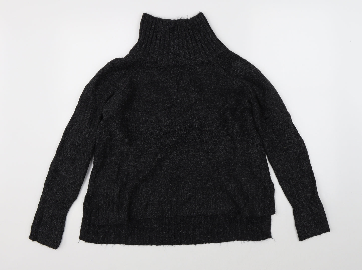 H&M Womens Black  Knit Pullover Jumper Size XS