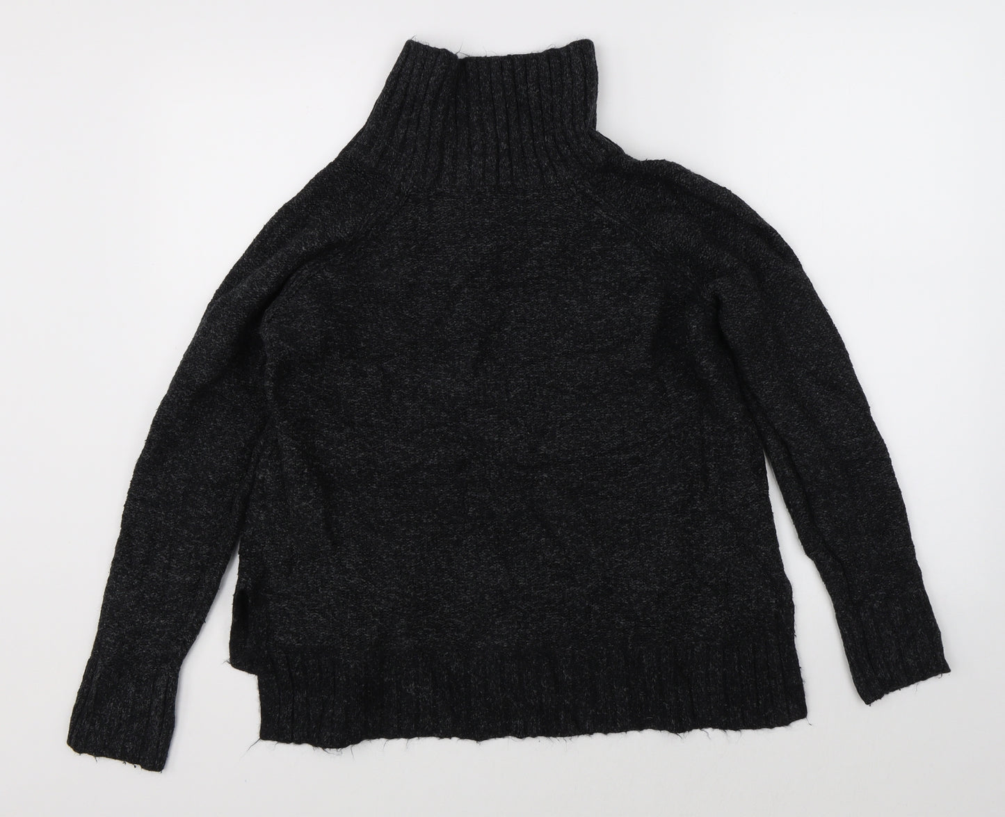 H&M Womens Black  Knit Pullover Jumper Size XS