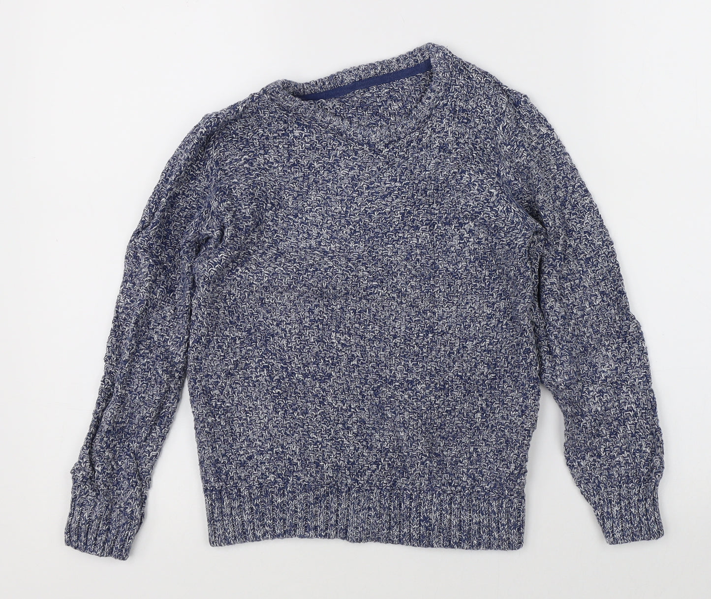 Marks & Spencer Boys Blue   Pullover Jumper Size 7-8 Years