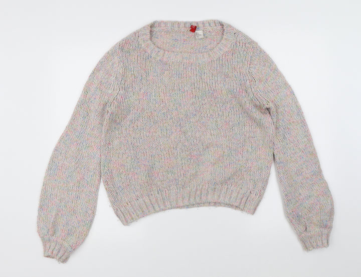 Divided Womens Multicoloured  Knit Pullover Jumper Size 6