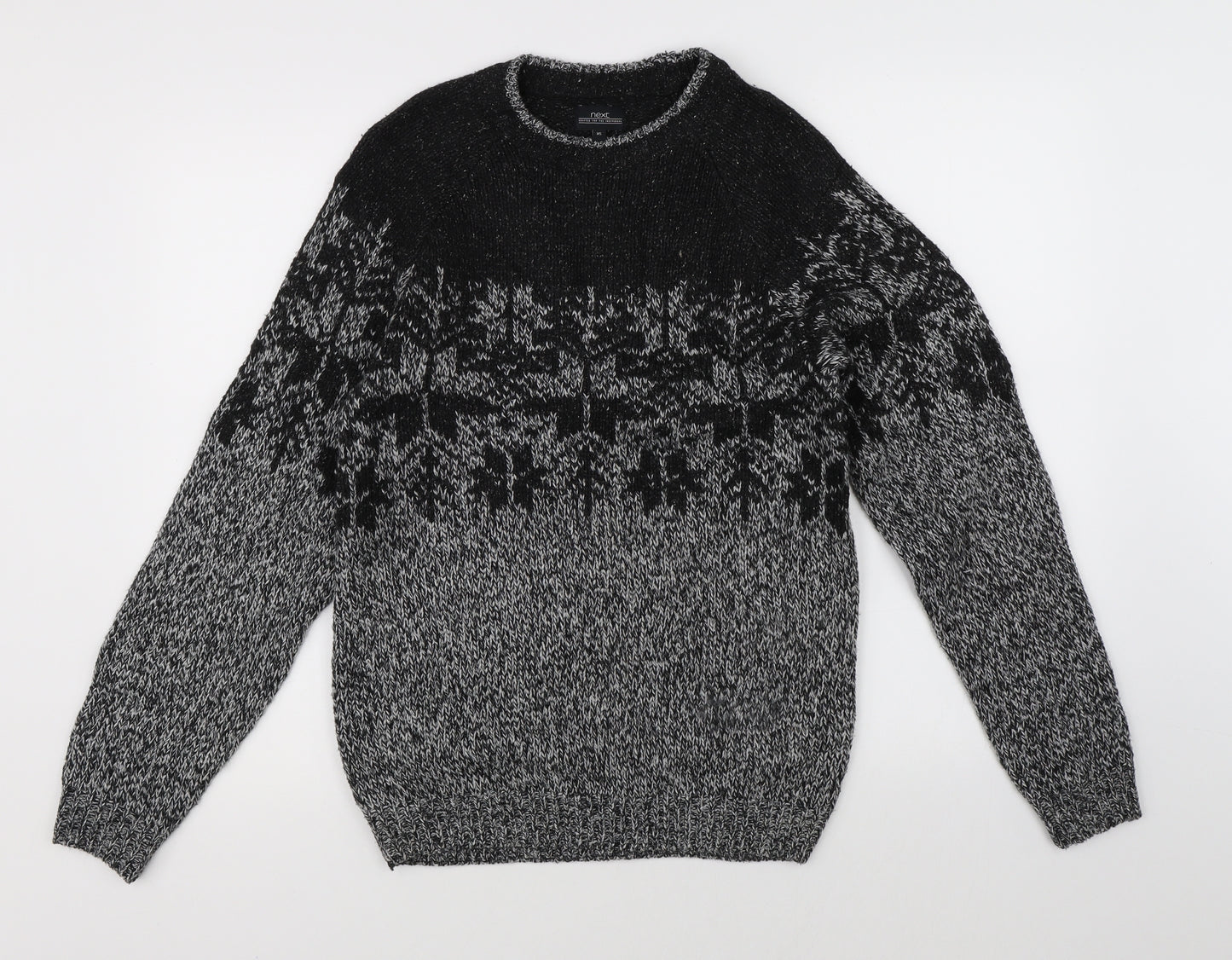 NEXT Mens Black   Pullover Jumper Size XS
