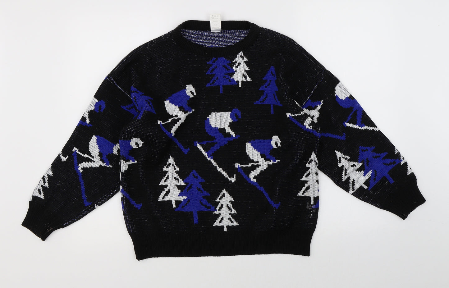 Etam Womens Black   Pullover Jumper Size L  - skiing