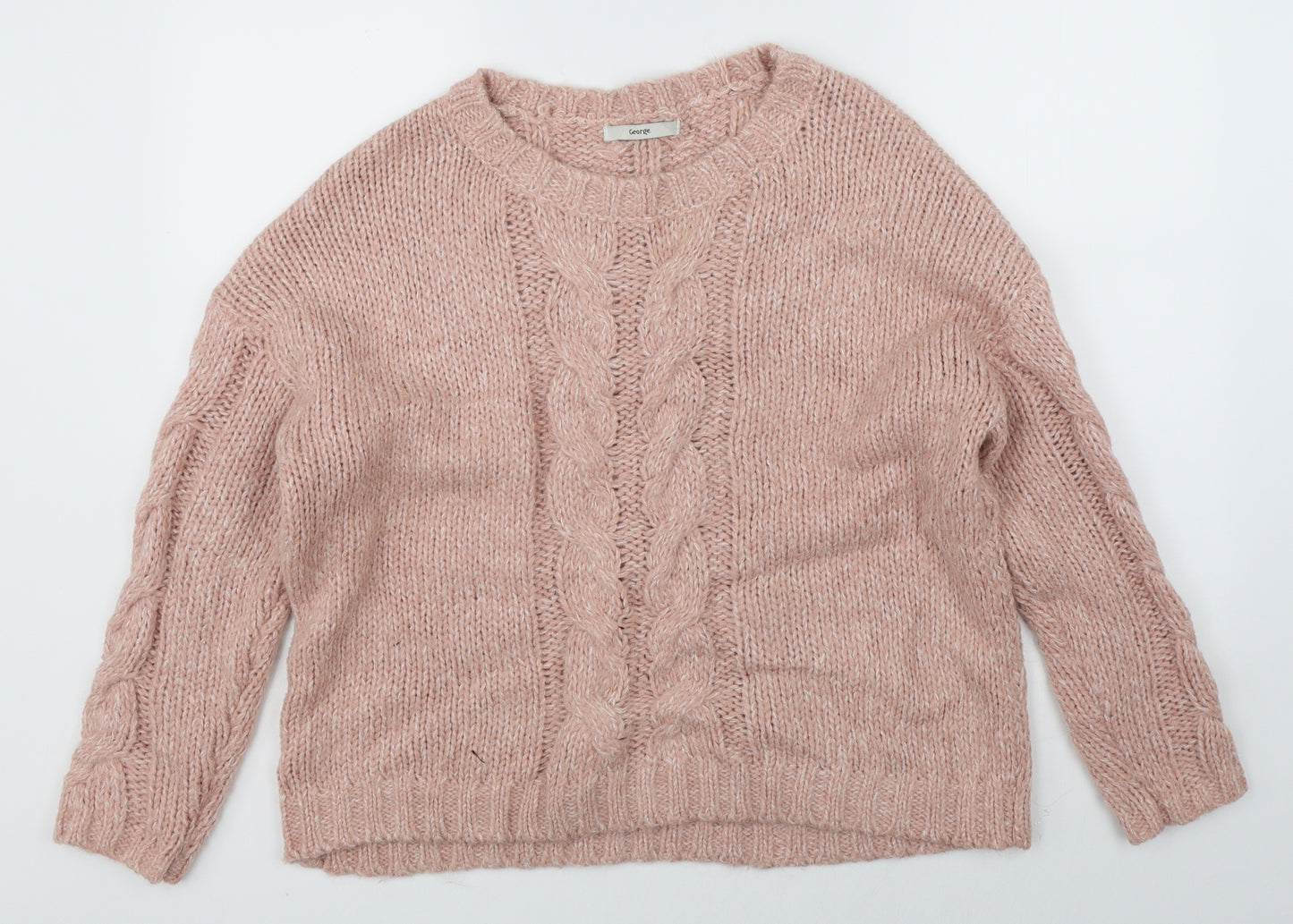 George Womens Pink   Pullover Jumper Size 16