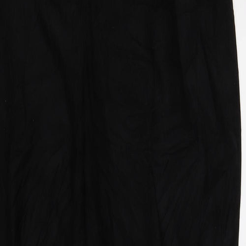 Preworn Womens Black   Trousers  Size 16 L28 in