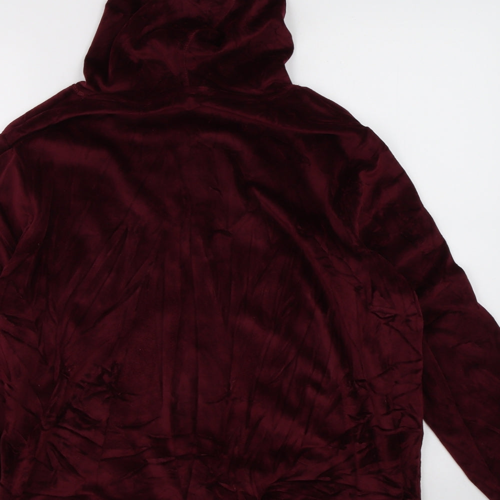 Marks & Spencer Womens Red   Full Zip Hoodie Size 16