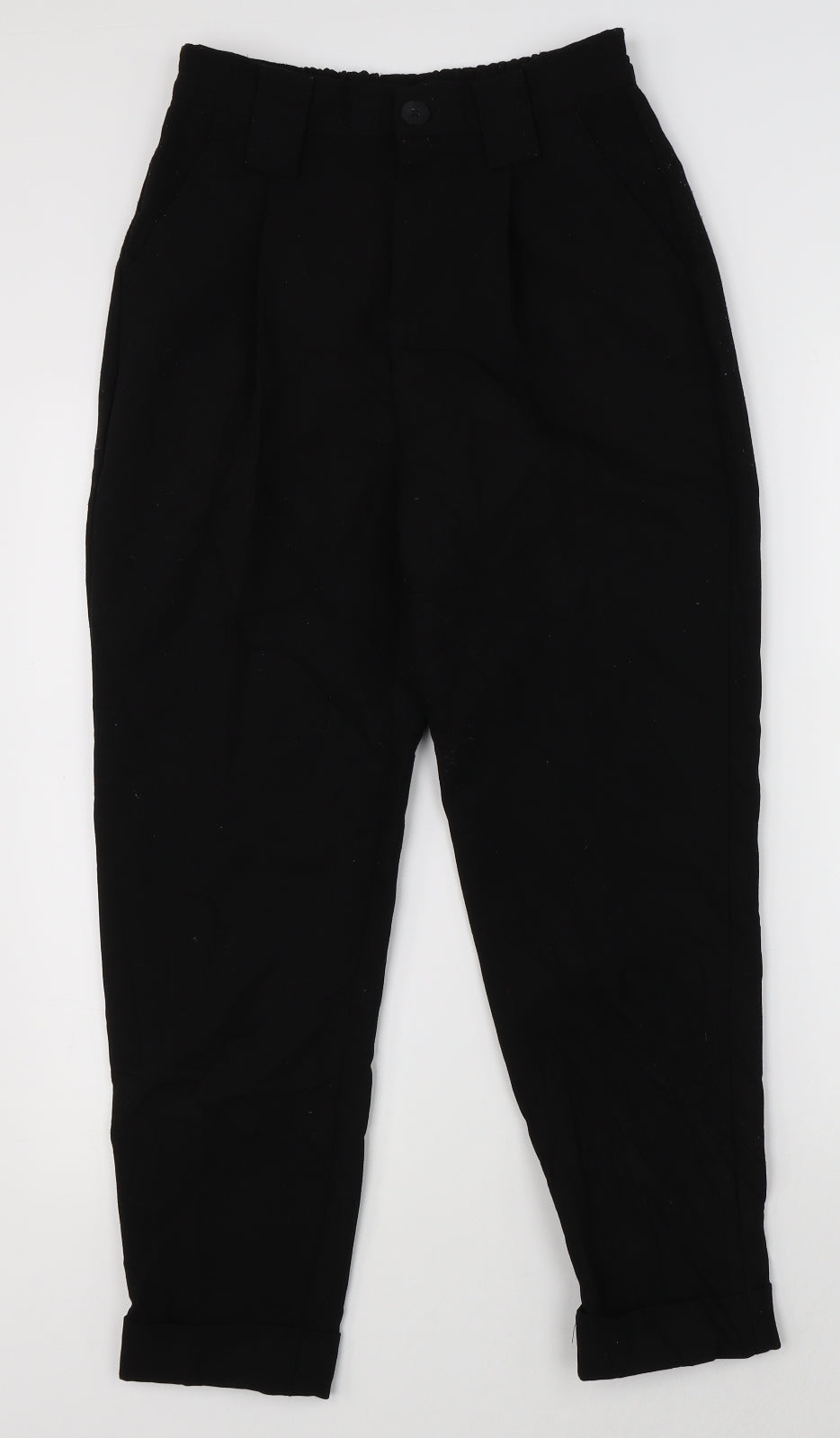 Bershka Womens Black   Trousers  Size 8 L25 in