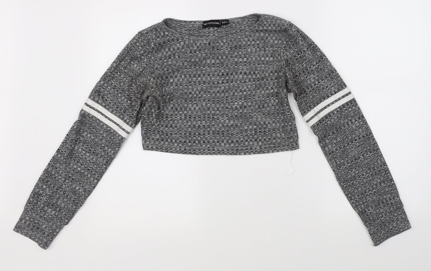 Pretty Little Thing Womens Grey   Shrug Jumper Size L