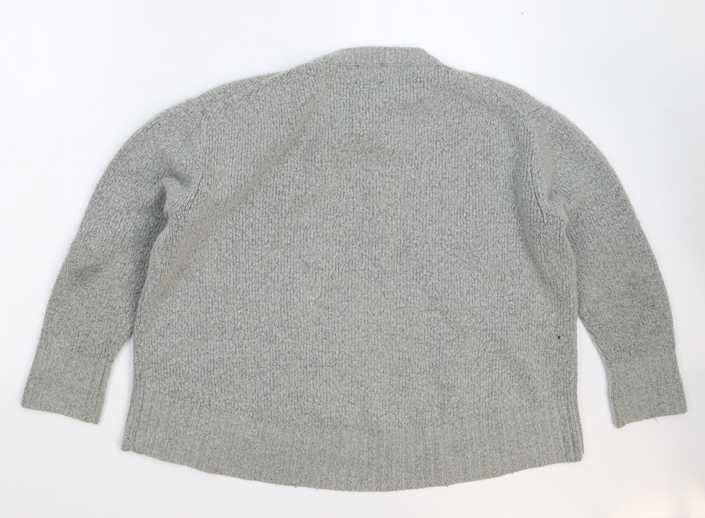 Zara Womens Grey  Knit Pullover Jumper Size M