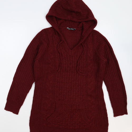 Select Womens Brown  Knit Jumper Dress  Size 16
