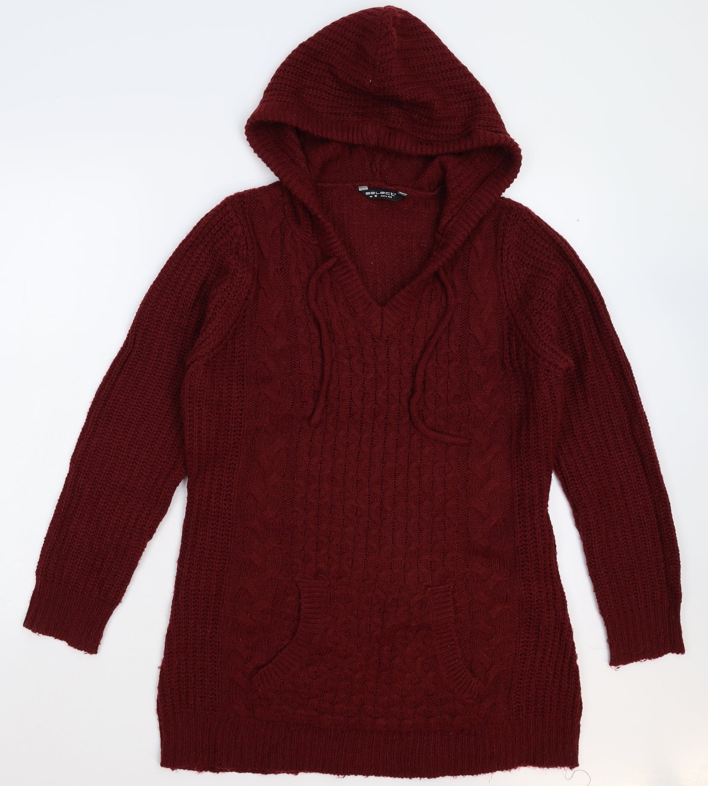 Select Womens Brown  Knit Jumper Dress  Size 16