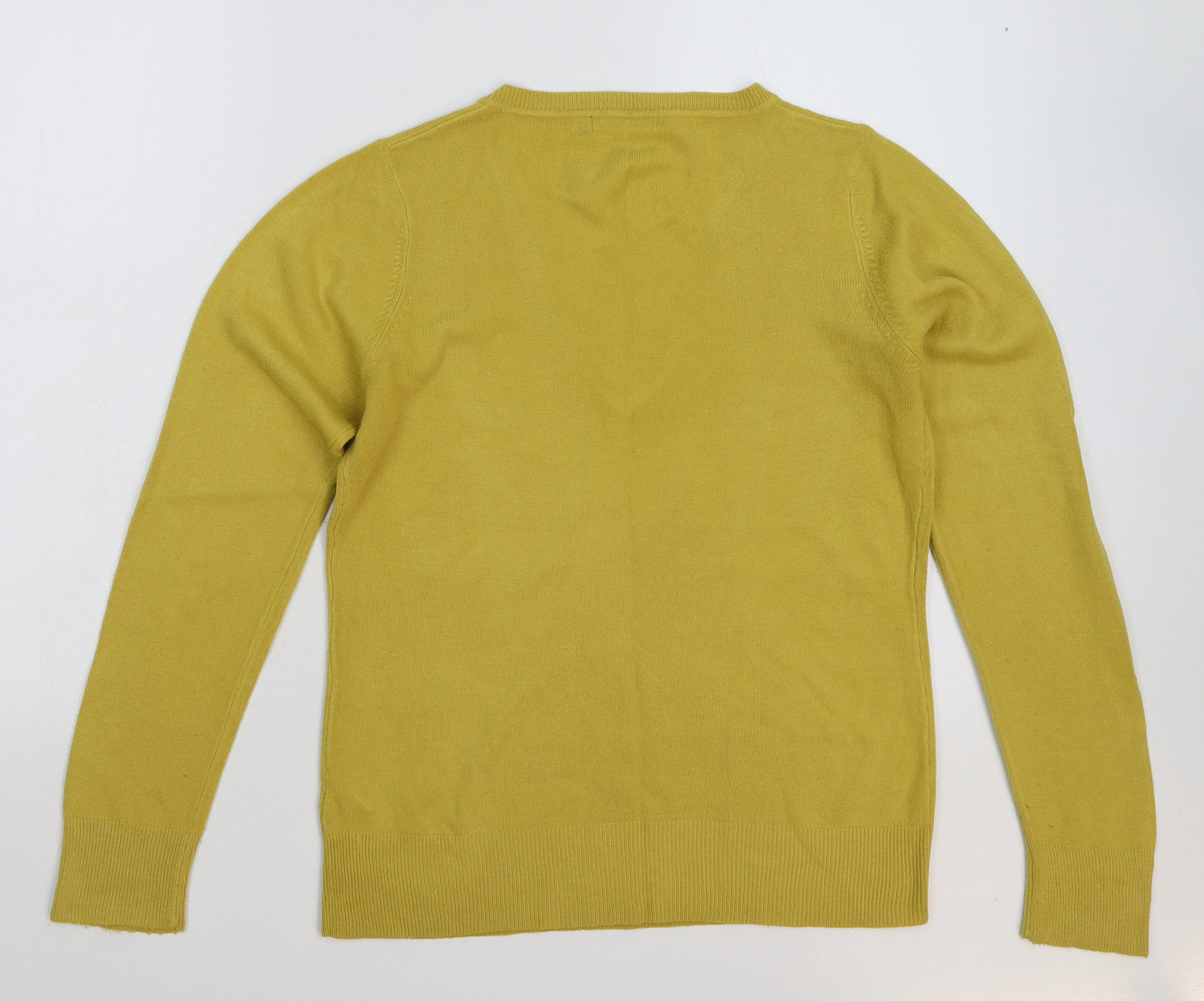 Atmosphere Womens Yellow  Knit Pullover Jumper Size 14