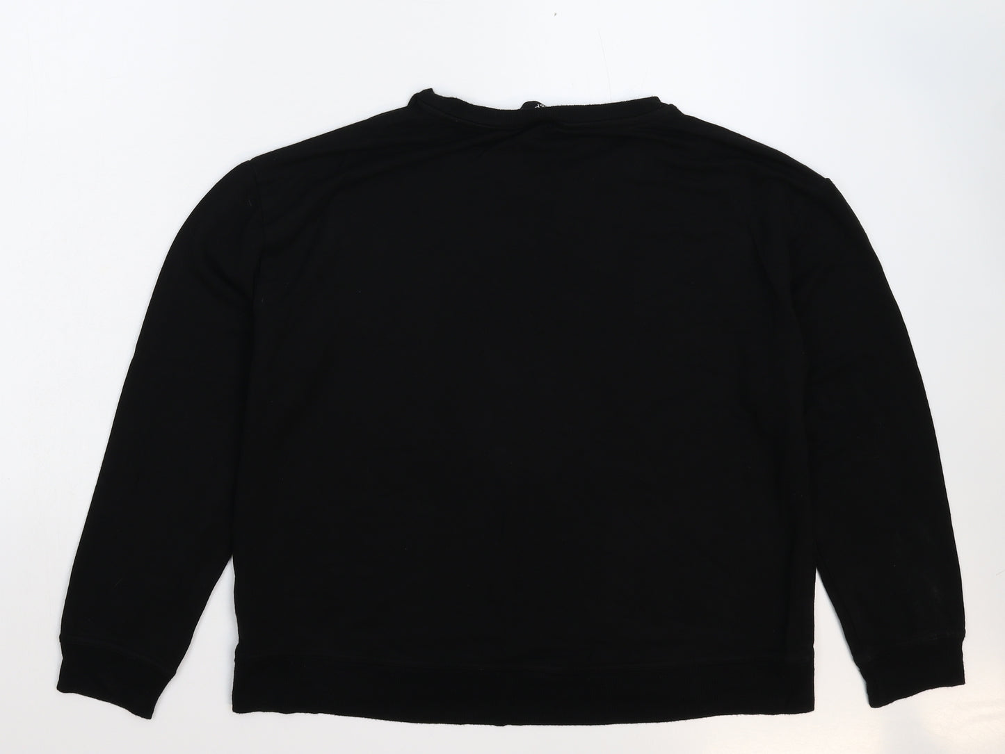 F&F Womens Black   Pullover Sweatshirt Size 12