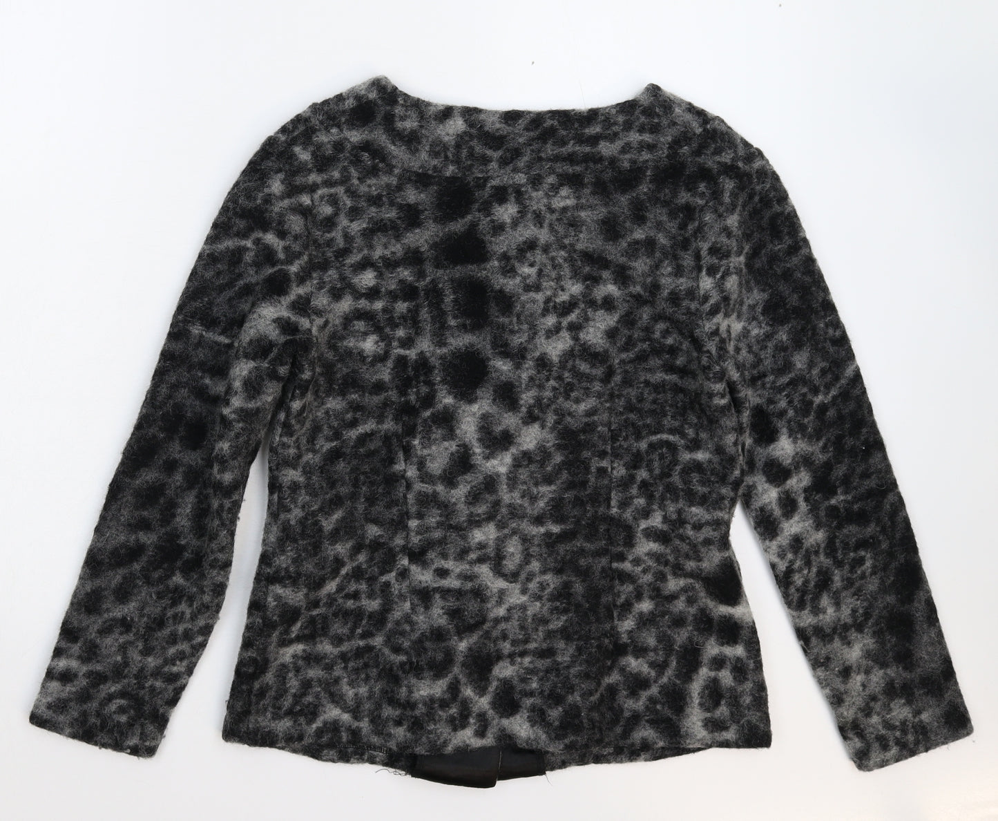 Minuet Womens Multicoloured Animal Print  Jacket Blazer Size 8