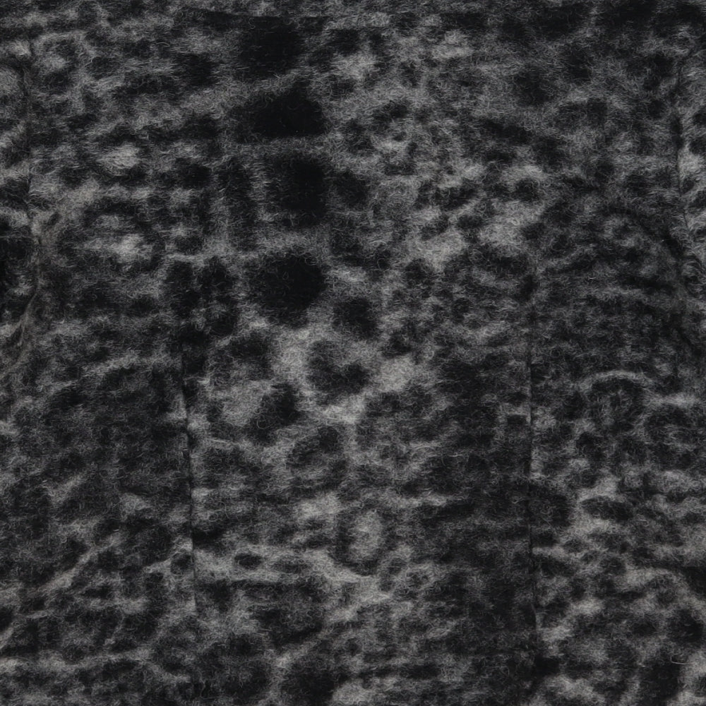 Minuet Womens Multicoloured Animal Print  Jacket Blazer Size 8