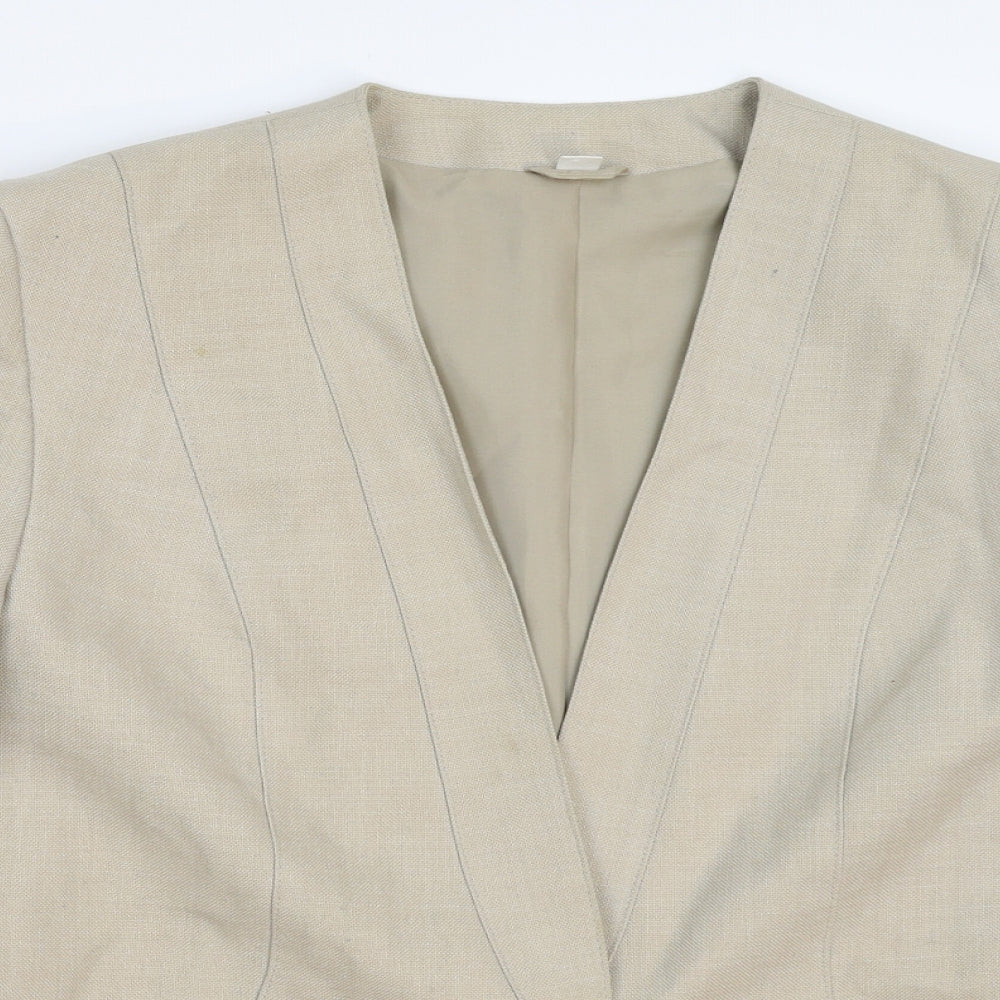 Miss Smith Womens Grey   Jacket Blazer Size 14