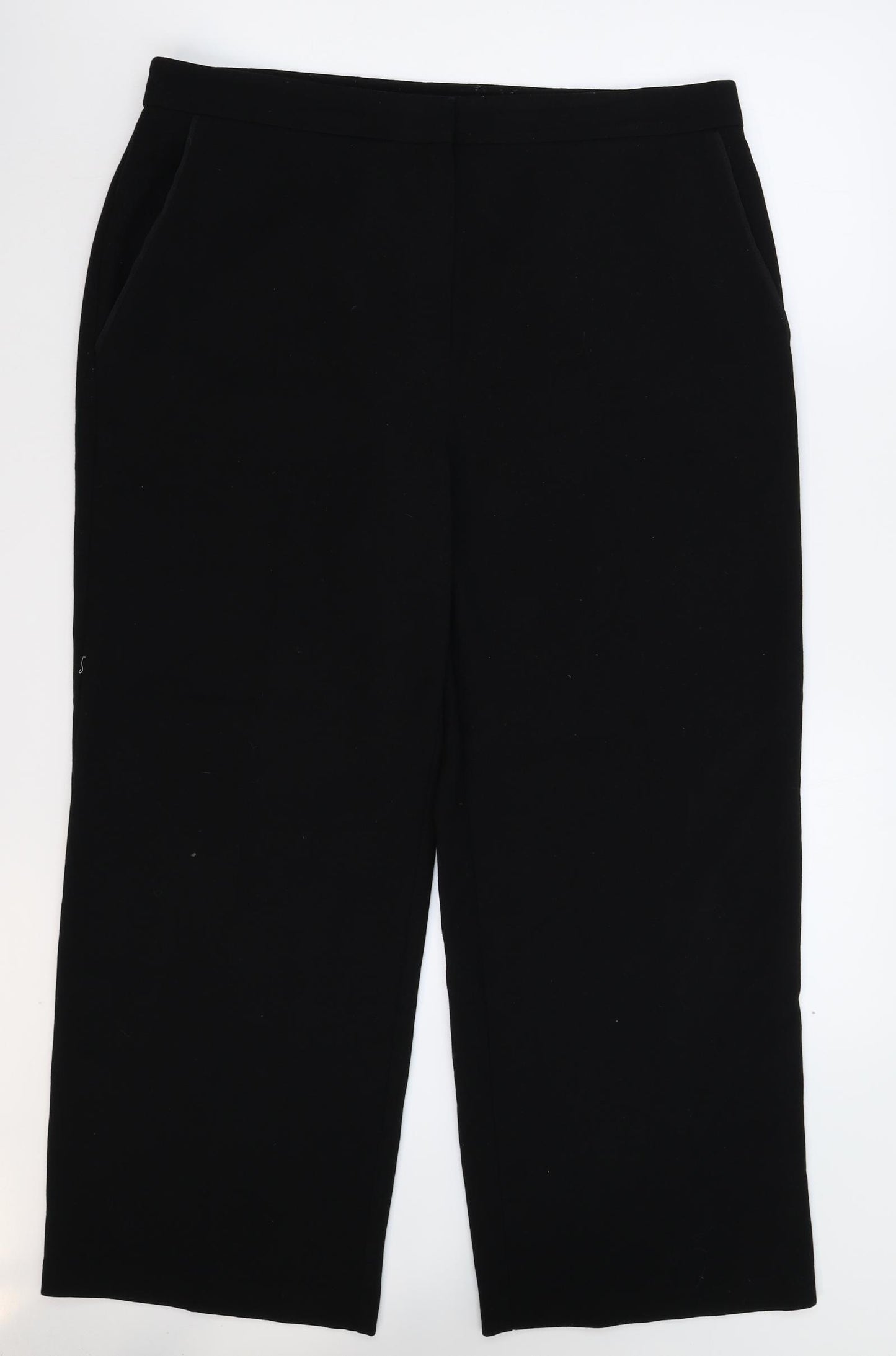 Marks and Spencer Womens Black   Trousers  Size 18 L29 in