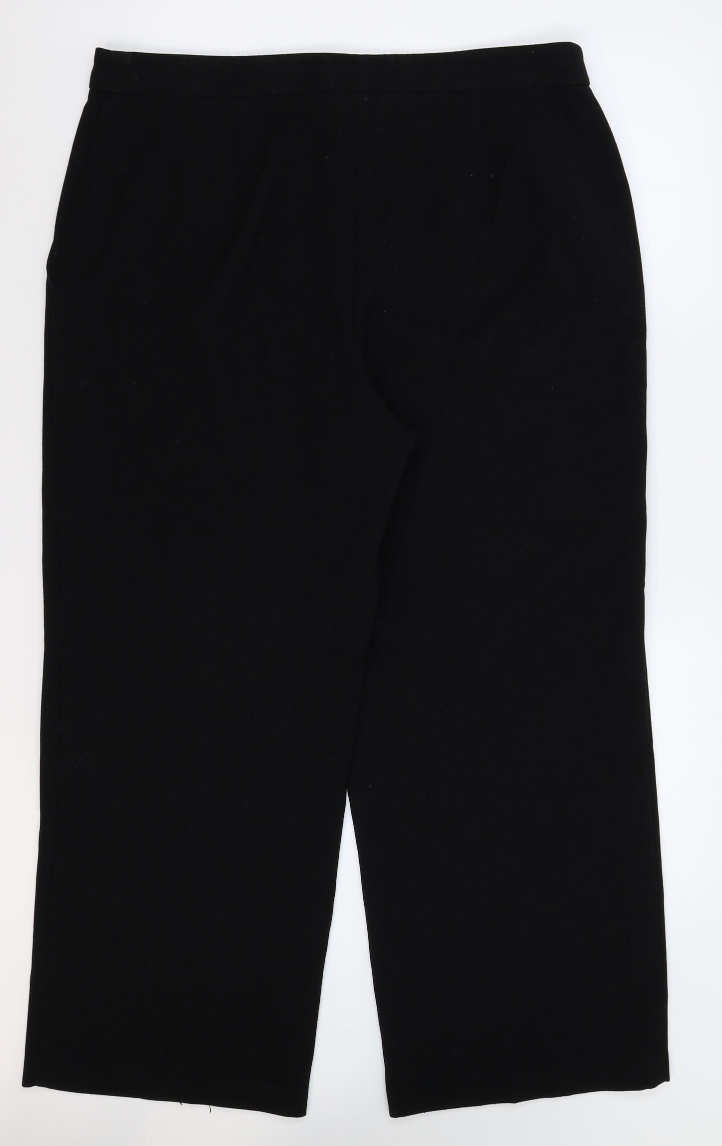 Marks and Spencer Womens Black   Trousers  Size 18 L29 in