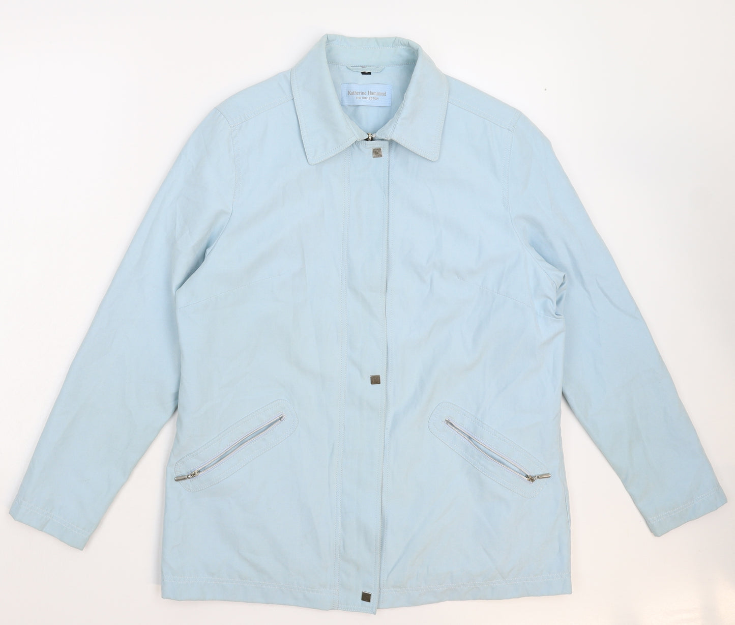 Katherine Hammond Womens Blue   Jacket Coat Size 12