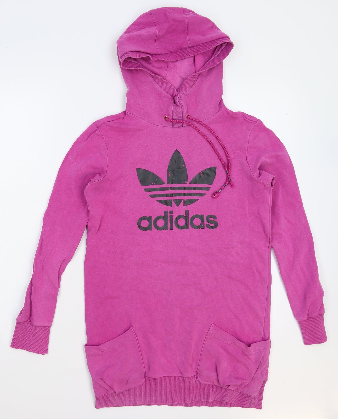 adidas Womens Pink   Pullover Hoodie Size M  - Oversized