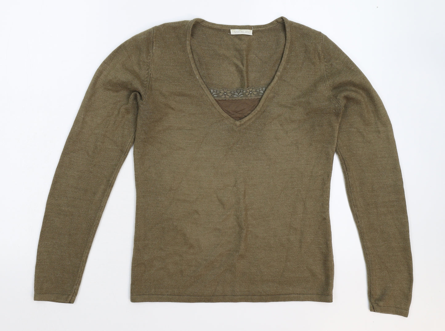 Matalan Womens Grey  Knit Pullover Jumper Size 8