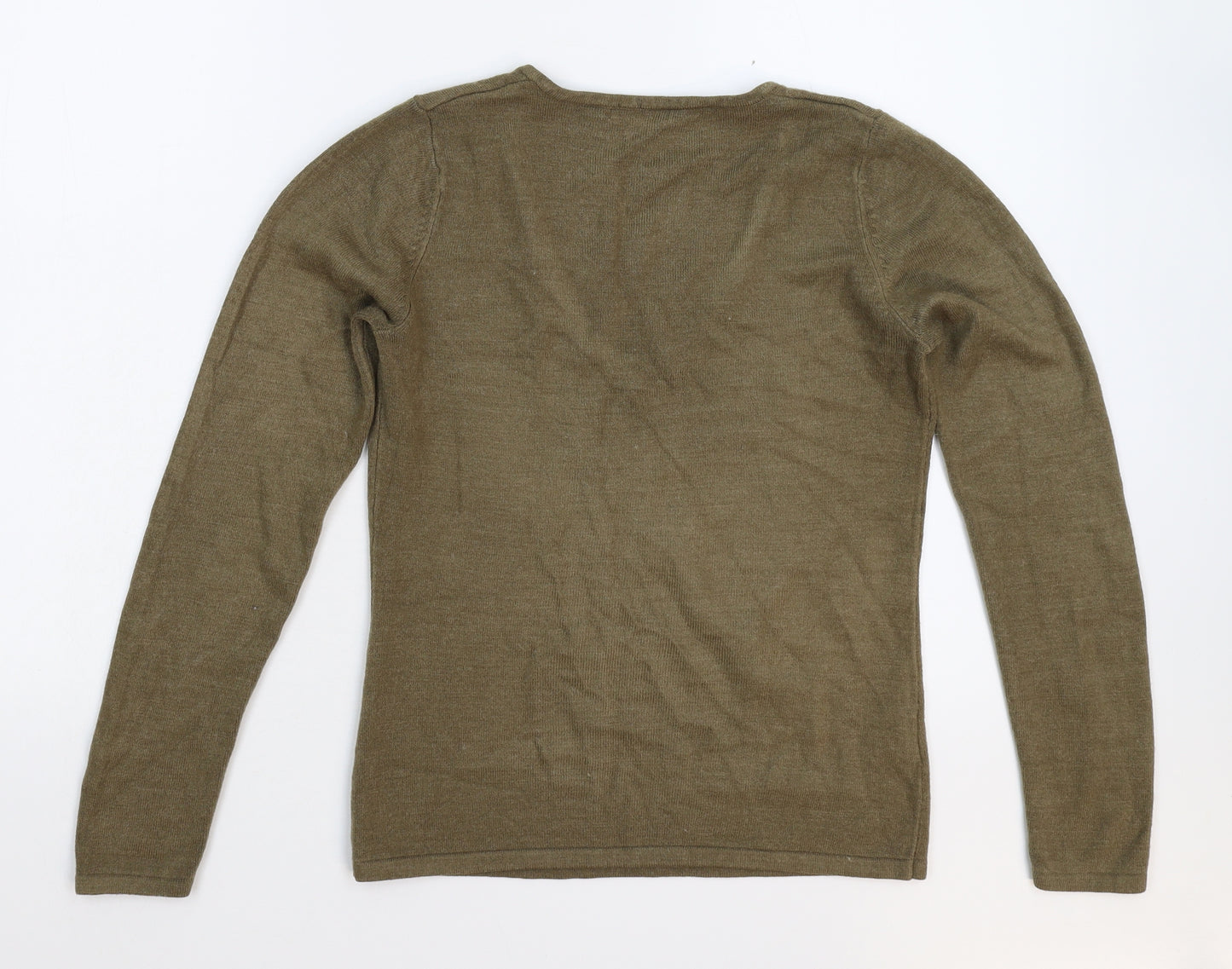 Matalan Womens Grey  Knit Pullover Jumper Size 8