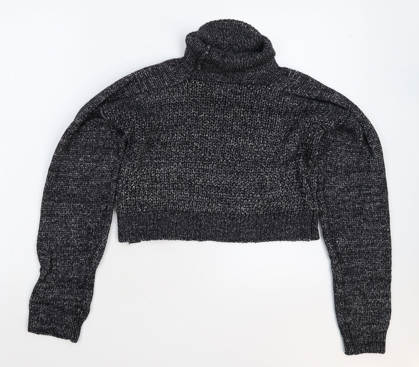 Zara Womens Grey  Knit Pullover Jumper Size S