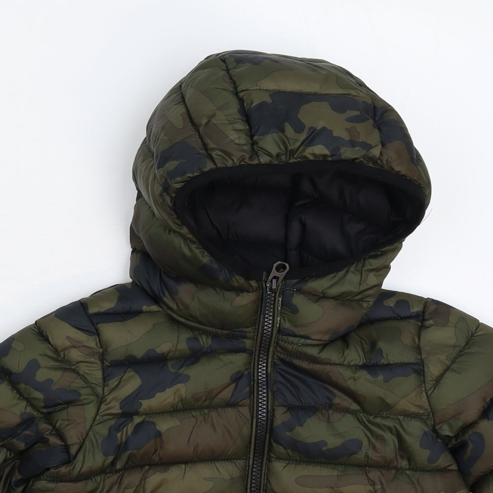 NEXT Boys Multicoloured Camouflage  Puffer Jacket Jacket Size 4 Years