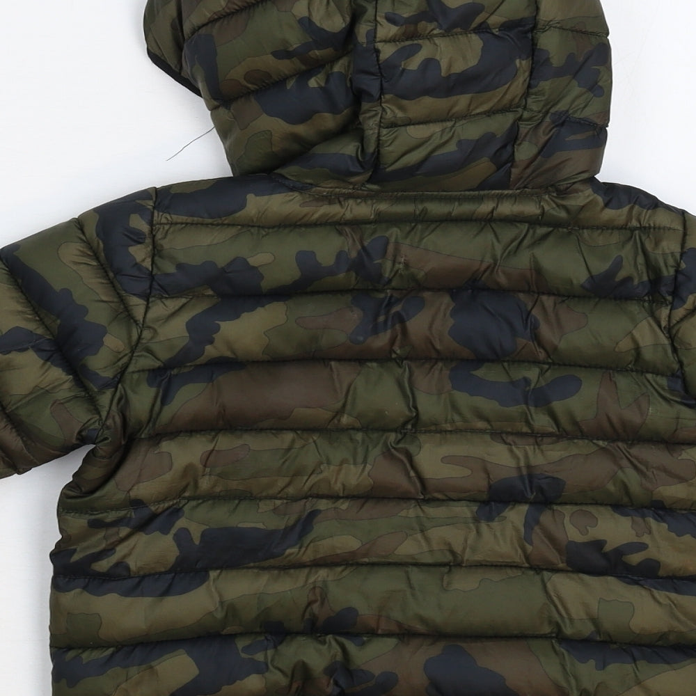 NEXT Boys Multicoloured Camouflage  Puffer Jacket Jacket Size 4 Years