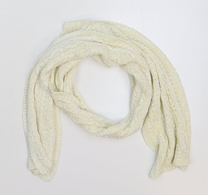 Preworn Womens White  Knit  Scarf