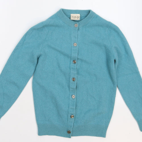 Jonelle Womens Blue  Knit Cardigan Jumper Size 12